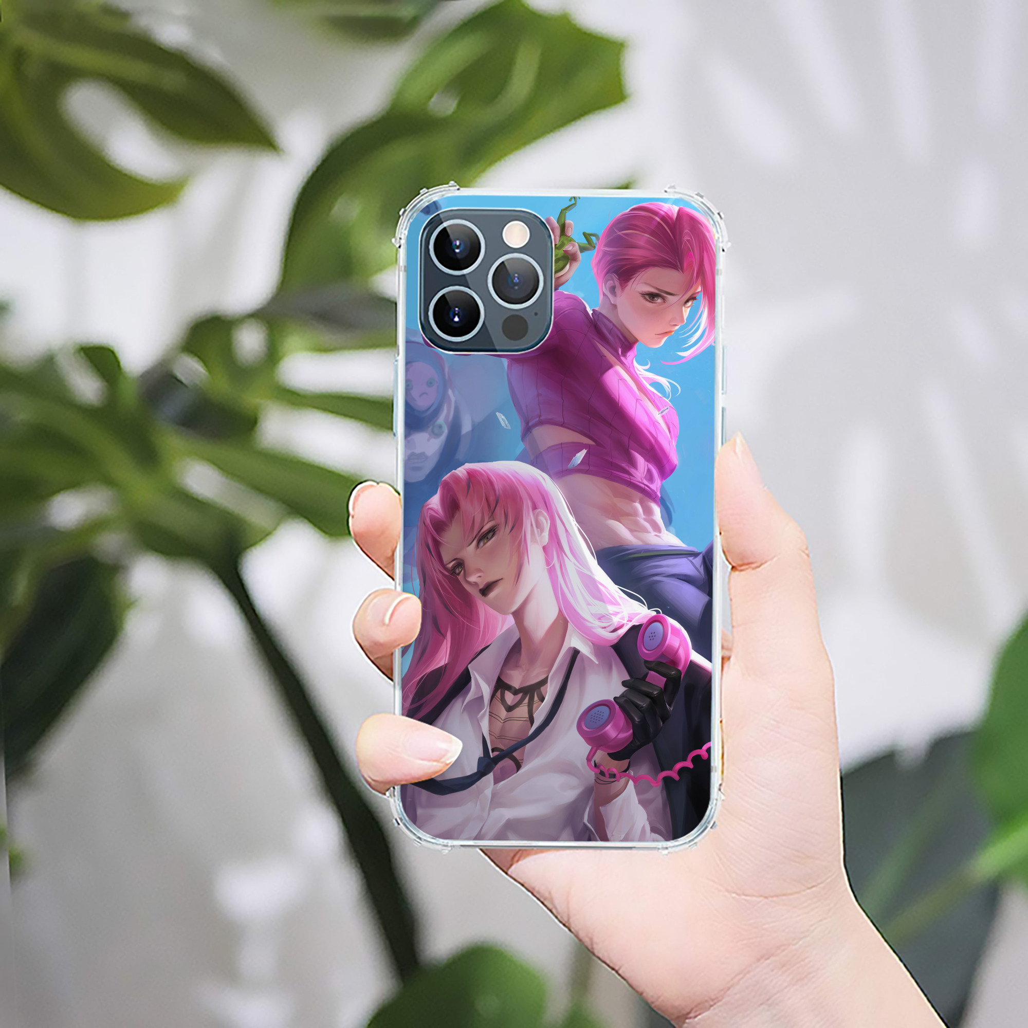 （画像用） ジョジョの奇妙な冒険 JoJo's Bizarre Adventure 【iPhone 12シリーズ対応】透明スマホケース（クリアソフトケース）